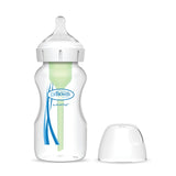 Natural Flow Anti-Colic Options+ Wide-Neck Baby Bottle, with Level 1 Slow Flow Nipple