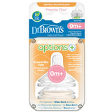 Options+ Anti Colic Wide Neck Premmie Flow Teats