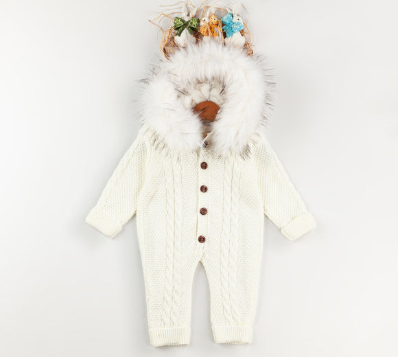 Baby Casual Hoodie Jumpsuit 3/18m