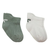 Set of 2 Socks Sneakers Smile Bow