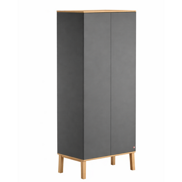 Grey Oak Wardrobe 2 Doors