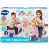 2 In 1 Ride & Balance Scooter Pink Ride On