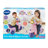 2 In 1 Ride & Balance Scooter Pink Ride On