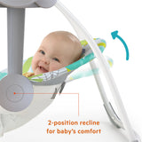 Bright Starts Rainforest Vibes Baby Swing with Toy Bar