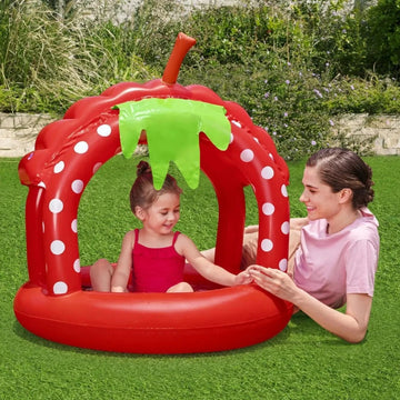 Very Berry Inflatable Baby Pool With UV Careful Sunshade