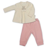 2-Piece Velvet Set I Love Mommy