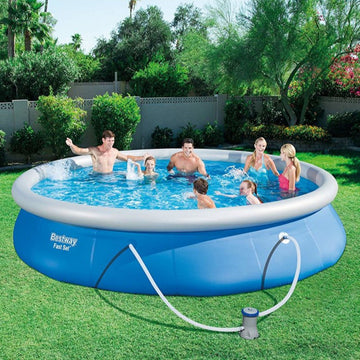 Fast Set Swimming Paddling Pool Set 4.57m x 84cm