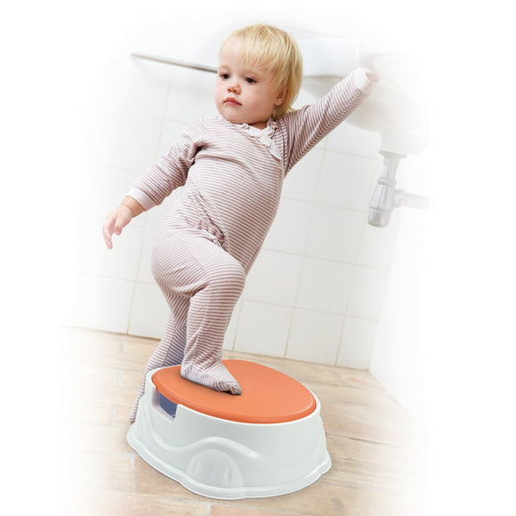 3 in 1 Potty , Toilet Reducer Seat & Stepper Stool Grey