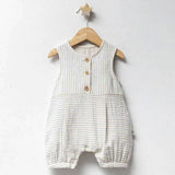 JUMPSUIT...MUSLIN LINEN STRIPED