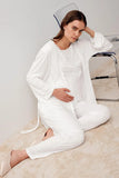 Dentelle Maternity & Nursing Robe Pajama Set