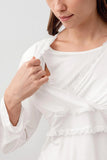 Dentelle Maternity & Nursing Robe Pajama Set