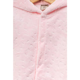 Jacquard Velvet Hooded Cardigan