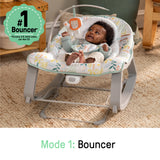 Ingenuity Keep Cozy 3-in-1 Grow with Me Baby Bouncer, Rocker & Toddler Seat