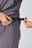 Ribbed Maternity & Nursing Pajama Set