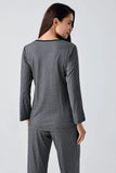 Ribbed Maternity & Nursing Pajama Set