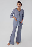 Flare Sleeve Maternity Pajama Set