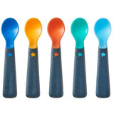 Set Of Easigrip Self Feeding Spoons 5 Pcs