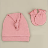 PREMIUM HAT WITH TIE AND GLOVE 0-6m