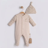 Baby Romper Set with Matching Hat