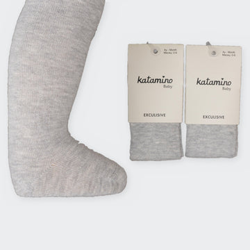 1p Katamino Baby Tights, Soft Cotton Knit 0-18M