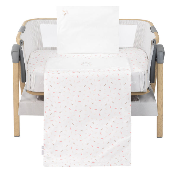 Mini cot bedding set 5pcs Hippo Dreams