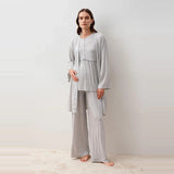 Babydoll Maternity Robe Pajama Set