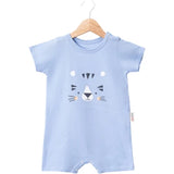 Cute Tiger Short Sleeve Cotton Romper