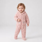 Baby Sherpa Hooded Onesie – Bear Ears Footie