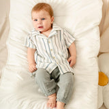 Muslin Shirt Trousers Set 6-9/9-12/18-24/24-36m