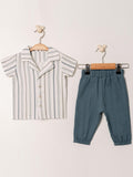 Muslin Shirt Trousers Set 6-9/9-12/18-24/24-36m