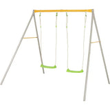 AGILITY Metal swing set 1.90 m with two swing seats.