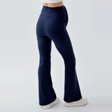 Ribbed Thermal Flare Maternity Pants