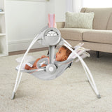Ingenuity Comfort 2 Go Compact Portable Swing, Flora the Unicorn