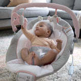 Ingenuity Soothing Baby Bouncer, Flora the Unicorn
