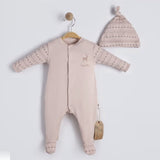 Baby Romper Set with Matching Hat