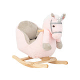 Rocking toy with seat and sound Pink Horse