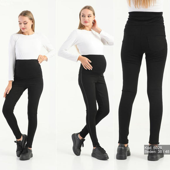 Maternity Legging with leather