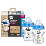 Closer To Nature, Baby Bottles 260ml Bleu, 2 Pcs