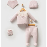 Baby Newborn 5-Piece Gift Set – Floral Detail