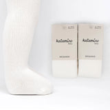 1p Katamino Baby Tights, Soft Cotton Knit 0-18M