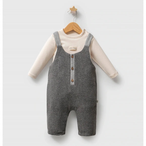 Boy Baby Customary Overalls Winter Overalls (3-12 Months)