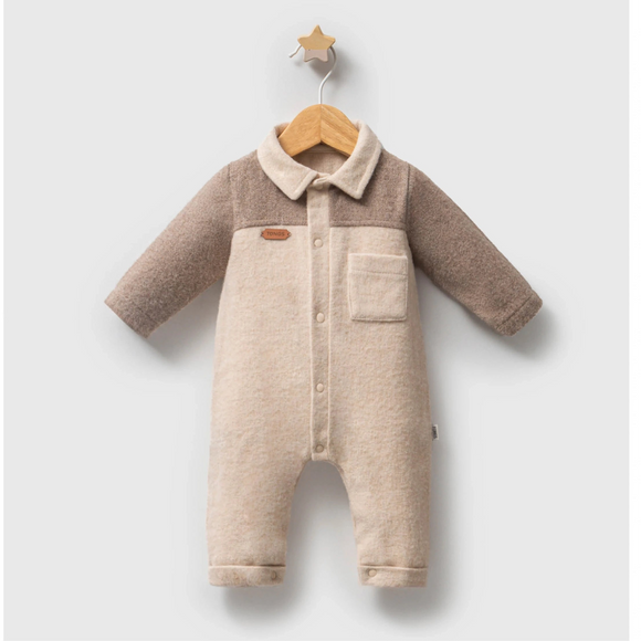 Baby Boy Customary Winter Romper (0-9 Months)