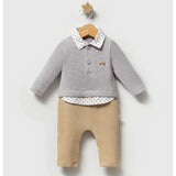 Boy's Baby King Jumpsuit (0-9) Months