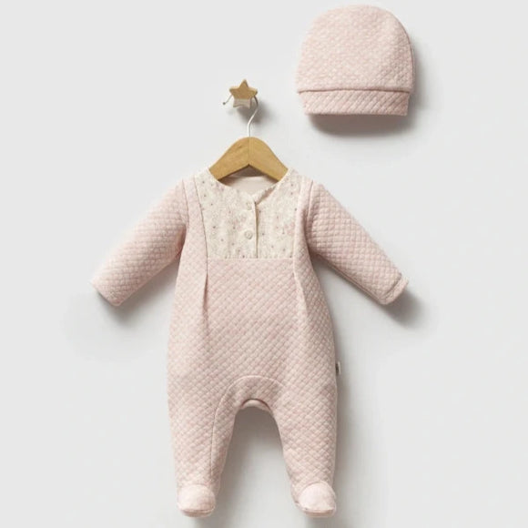 Baby Girl Set Romantic Overalls (0-6) Months