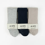 Non-Slip Baby Boy Tights, Soft Cotton Knit with Grip Soles, 6-24 Months (1 Piece)
