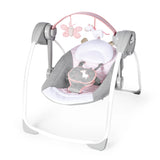 Ingenuity Comfort 2 Go Compact Portable Swing, Flora the Unicorn