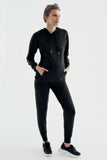 Maternity Tracksuit Breastfeeding Split Hooded Jogger