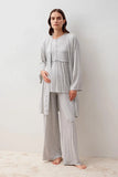 Babydoll Maternity Robe Pajama Set
