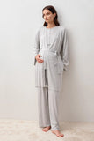 Babydoll Maternity Robe Pajama Set