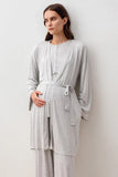 Babydoll Maternity Robe Pajama Set